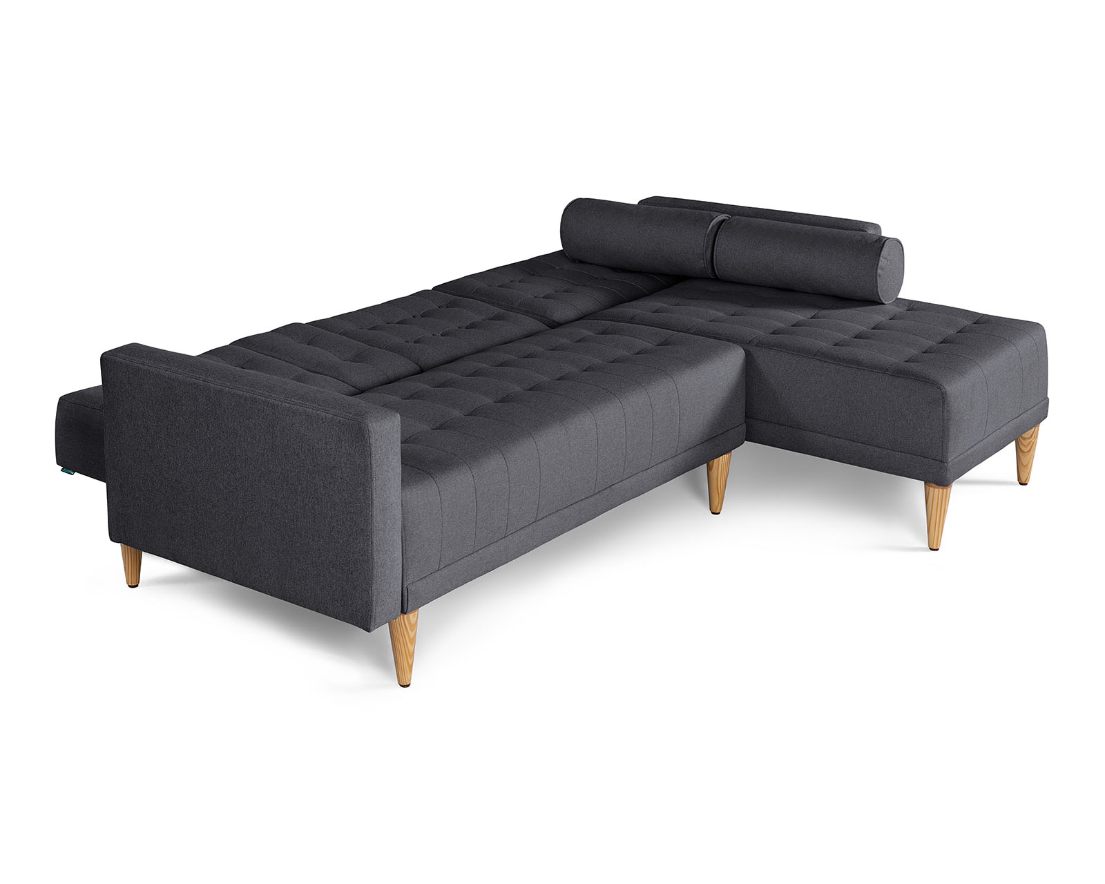 Foto 6 pulgar | Sala Modular Reversible De Lino Gris Oxford Modelo Tyson