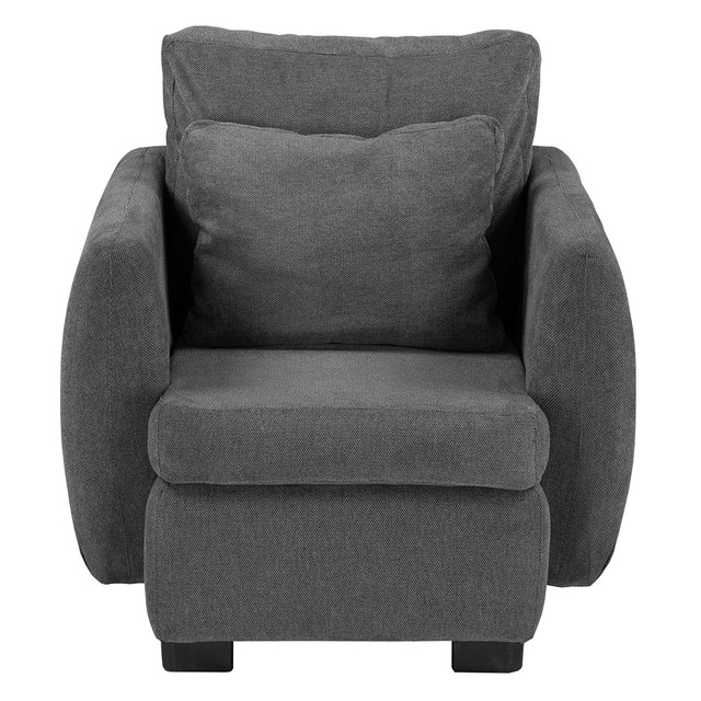 Foto 2 | Sala 3 Piezas Sofa, Love y Sillon Kuma Gris