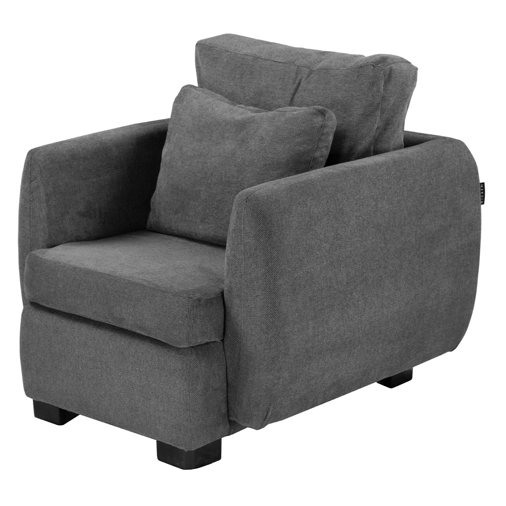Foto 4 pulgar | Sala 3 Piezas Sofa, Love y Sillon Kuma Gris