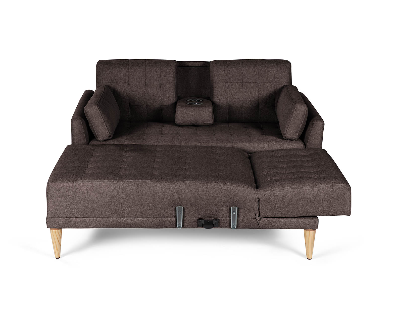 Foto 5 pulgar | Sala Modular Reversible De Lino Chocolate Modelo Carlton