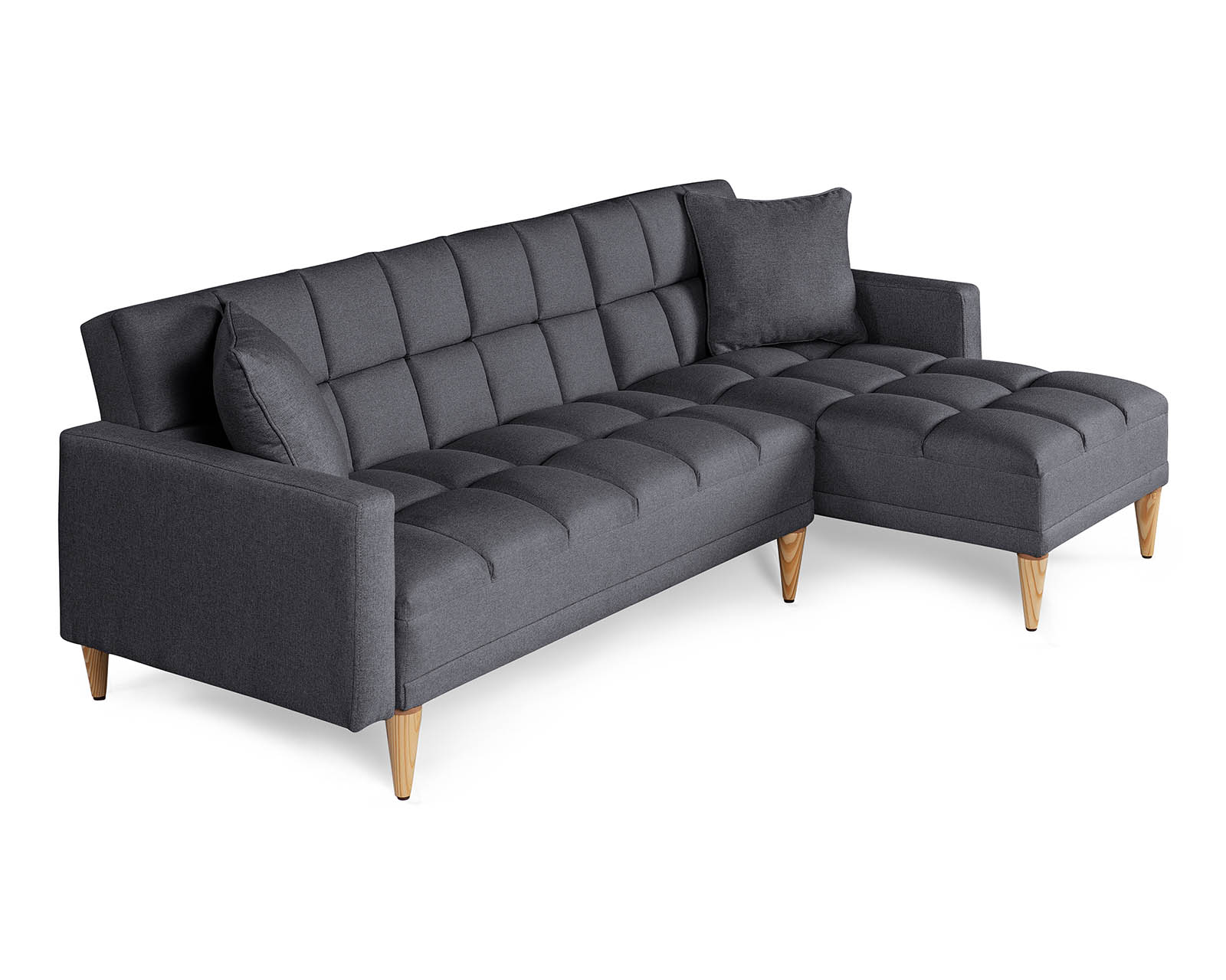 Foto 3 | Sala Modular Reversible De Lino Gris Oxford Modelo Alpak