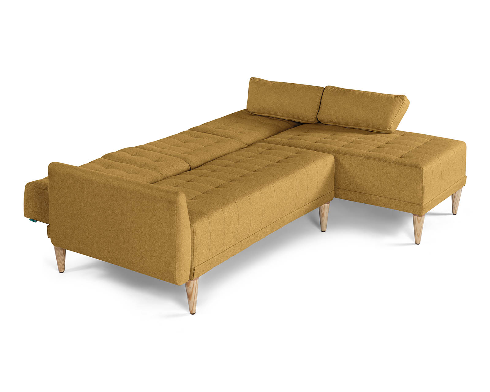 Foto 6 pulgar | Sala Modular Reversible De Lino Mostaza Modelo Carlton