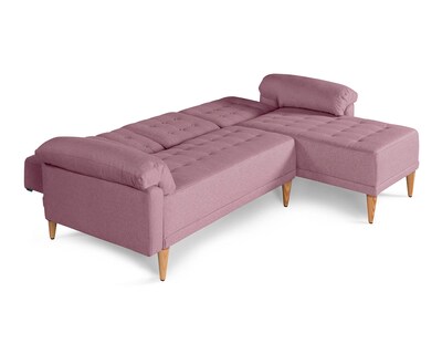 Foto 4 | Sala Modular Reversible De Lino Palo De Rosa Modelo Brunello