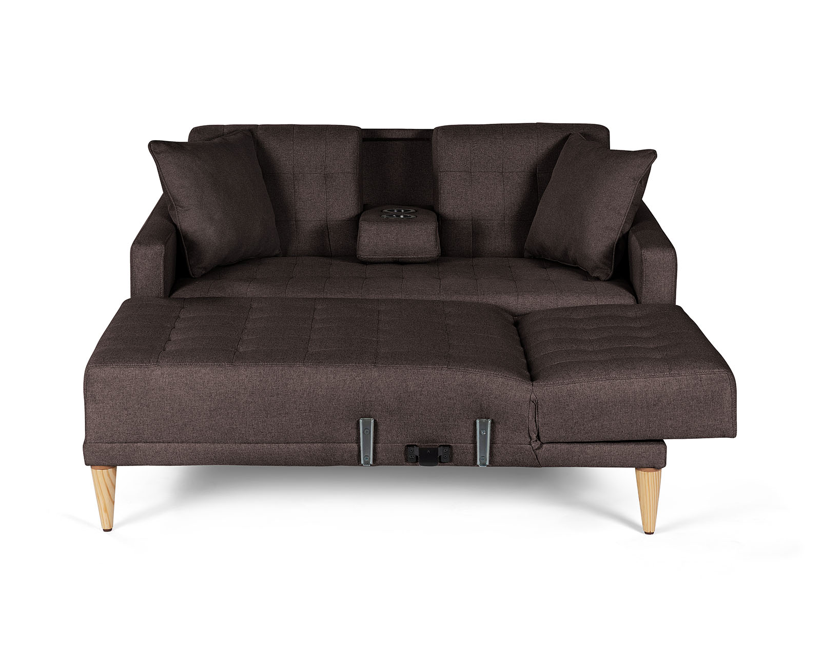 Foto 4 | Sala Modular Reversible De Lino Chocolate Modelo Kendall