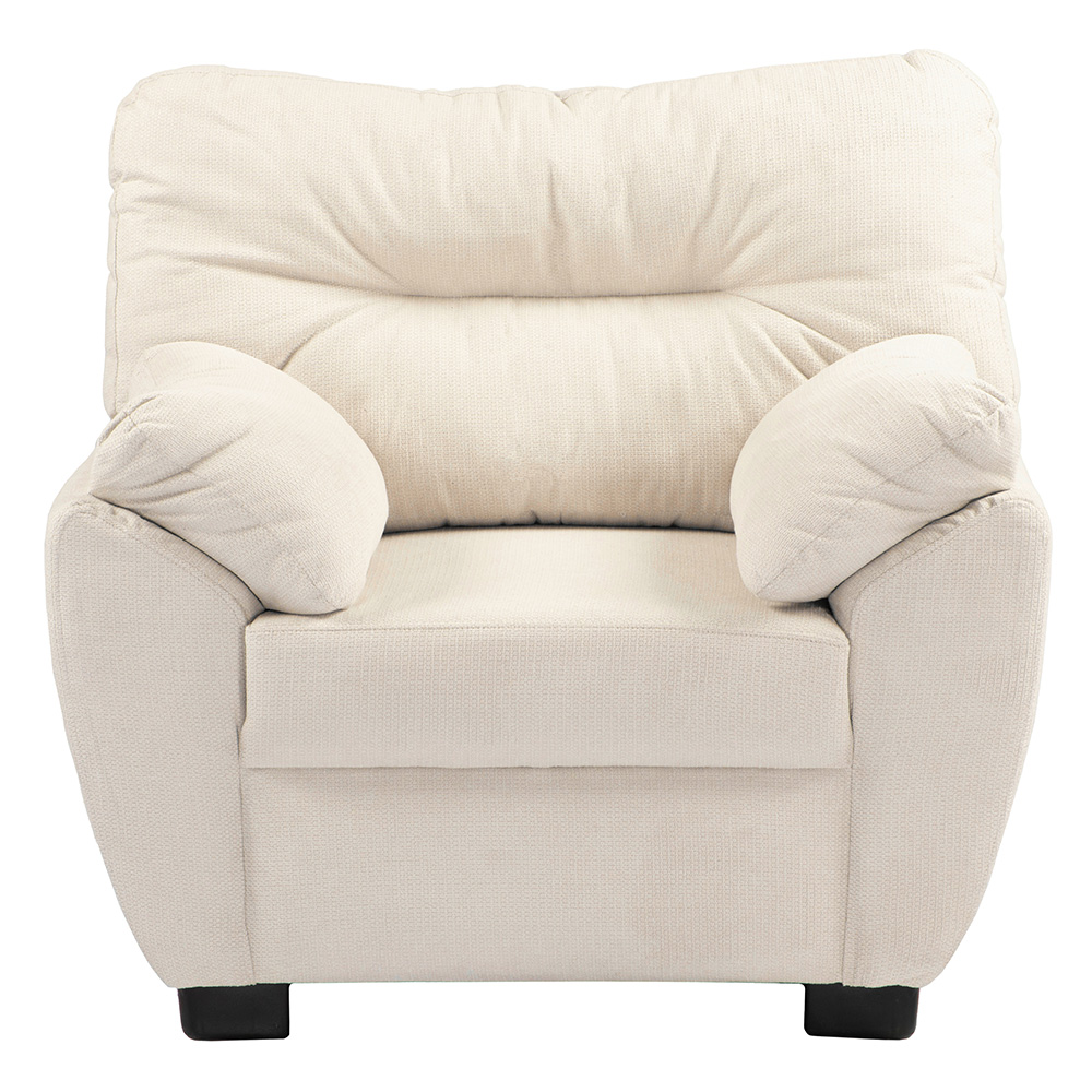 Foto 3 pulgar | Sala 3 Piezas (sofa, Love Y Sillon) Monza Crema