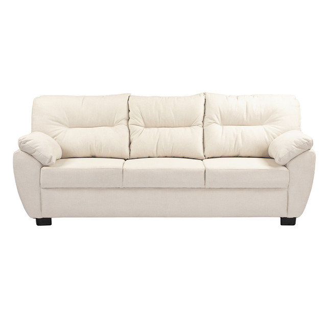 Foto 6 pulgar | Sala 3 Piezas (sofa, Love Y Sillon) Monza Crema