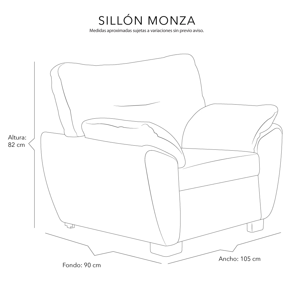 Foto 7 pulgar | Sala 3 Piezas (sofa, Love Y Sillon) Monza Crema