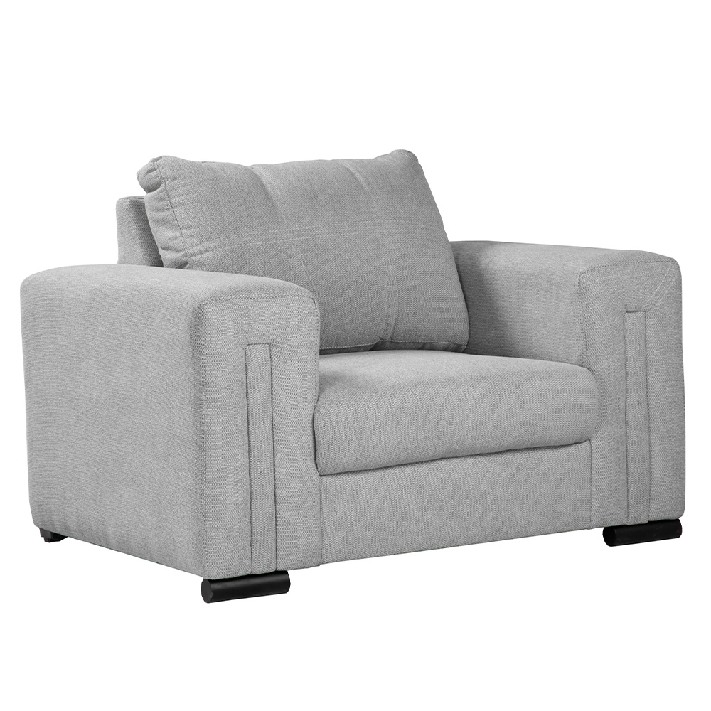Foto 4 pulgar | Sala 3 Piezas Sofa, Love y Sillon Taos Plata