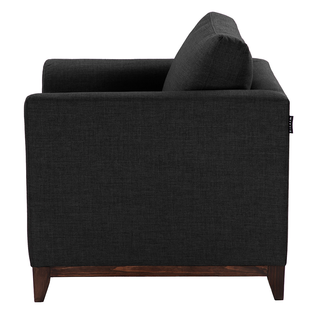 Foto 5 pulgar | Sillon 1 Plaza Oslo Negro