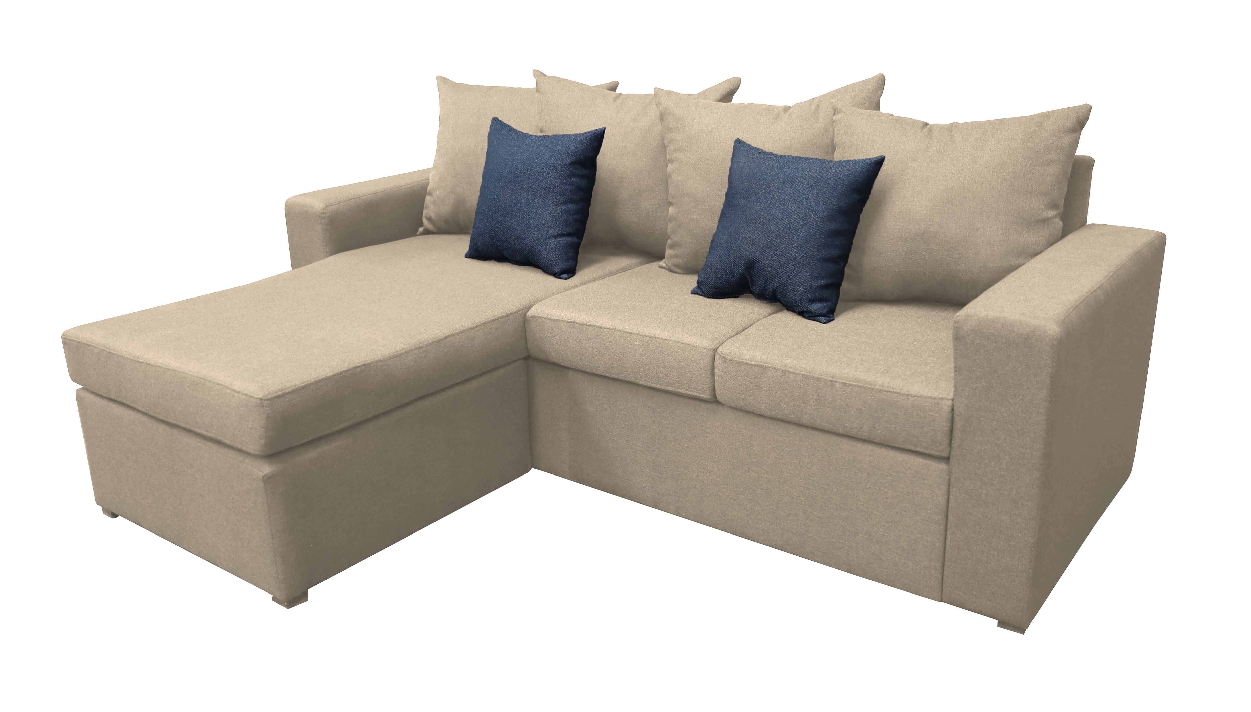 Foto 4 | Sala Esquinera El Bazar Store Ares Beige 215x165 Cm Modular Lino Nacional