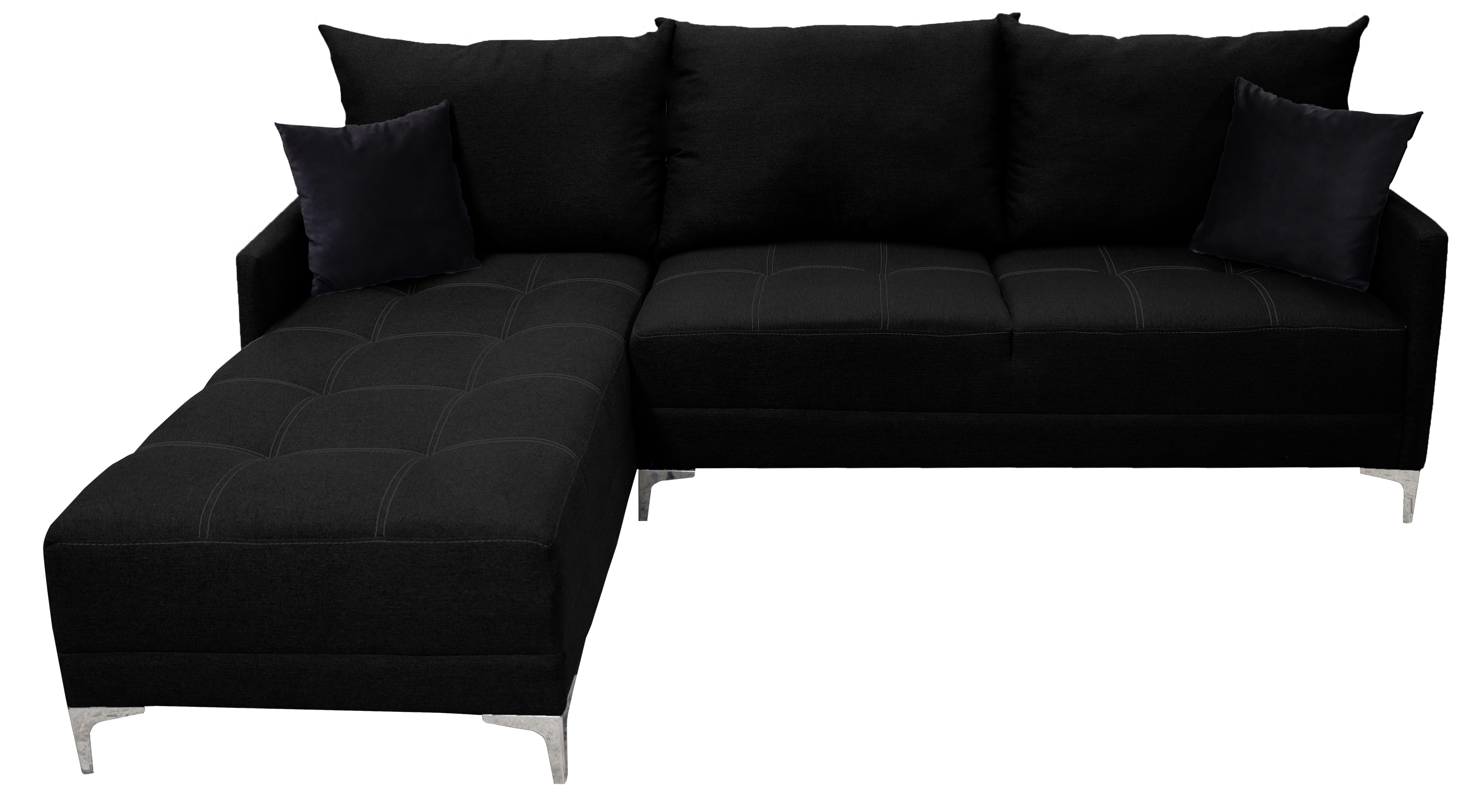 Foto 3 pulgar | Sala Esquinera El Bazar Store Caslon Negro 260x180 Cm Lino Nacional Modular