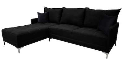 Foto 3 | Sala Esquinera El Bazar Store Caslon Negro 260x180 Cm Lino Nacional Modular