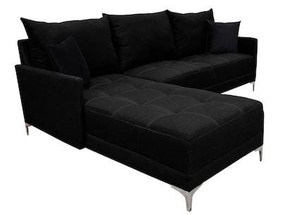 Foto 4 | Sala Esquinera El Bazar Store Caslon Negro 260x180 Cm Lino Nacional Modular