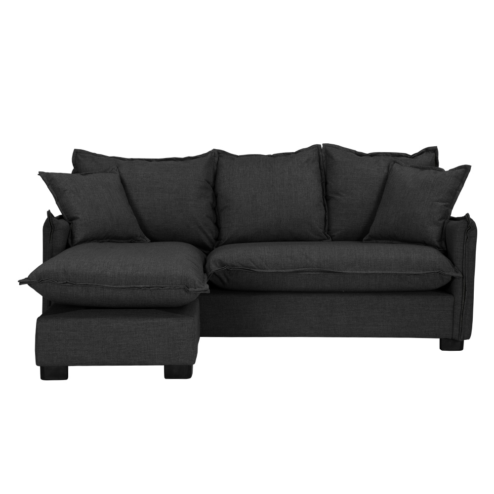 Foto 1 | Sofa-chaise Negro