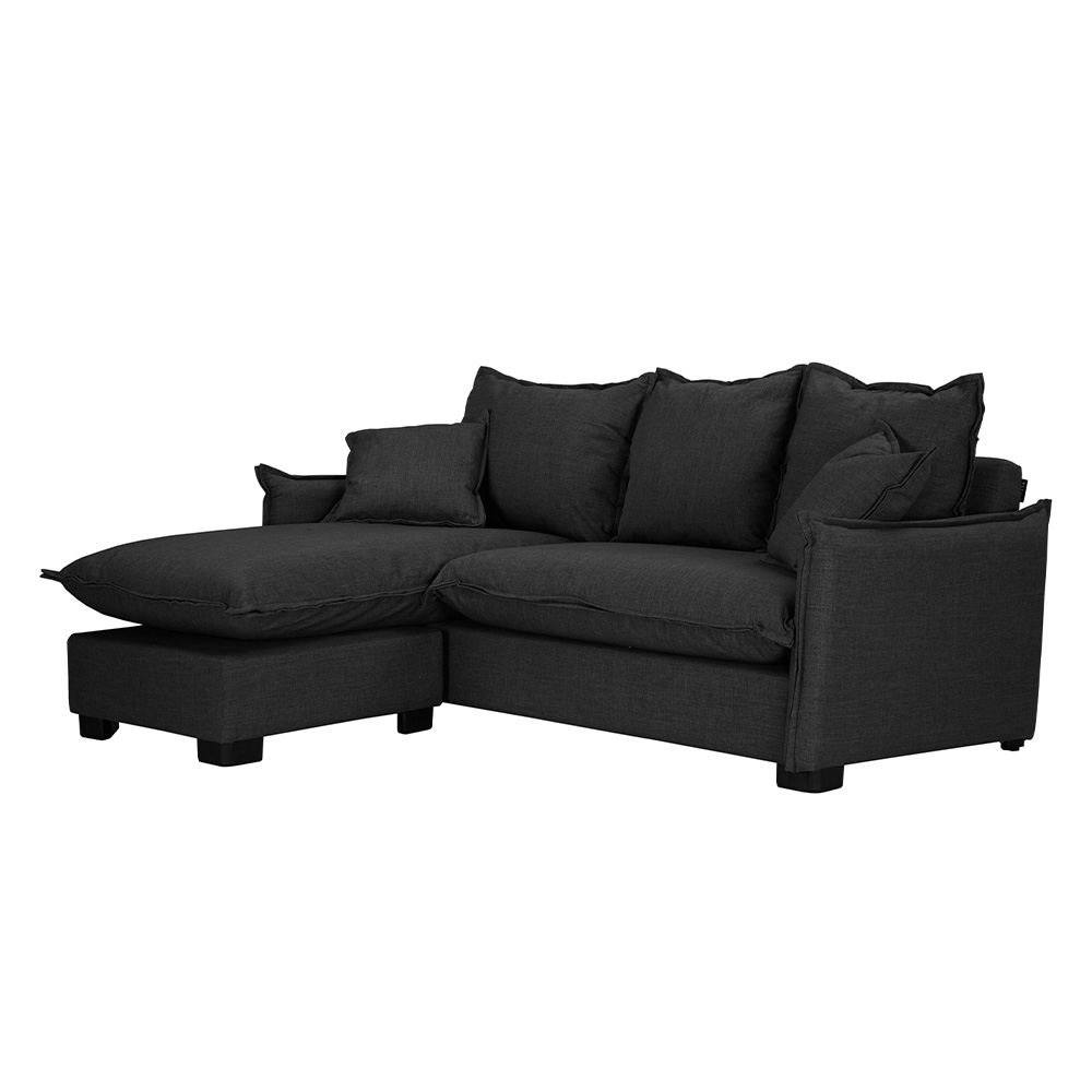 Foto 2 | Sofa-chaise Negro
