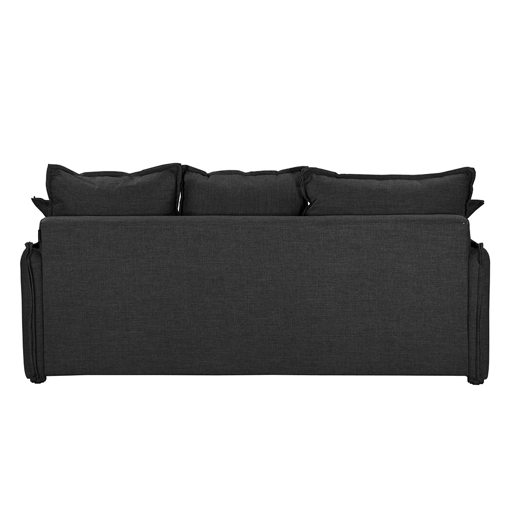 Foto 4 | Sofa-chaise Negro