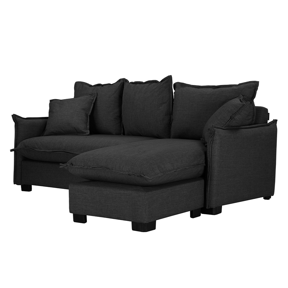 Foto 6 | Sofa-chaise Negro