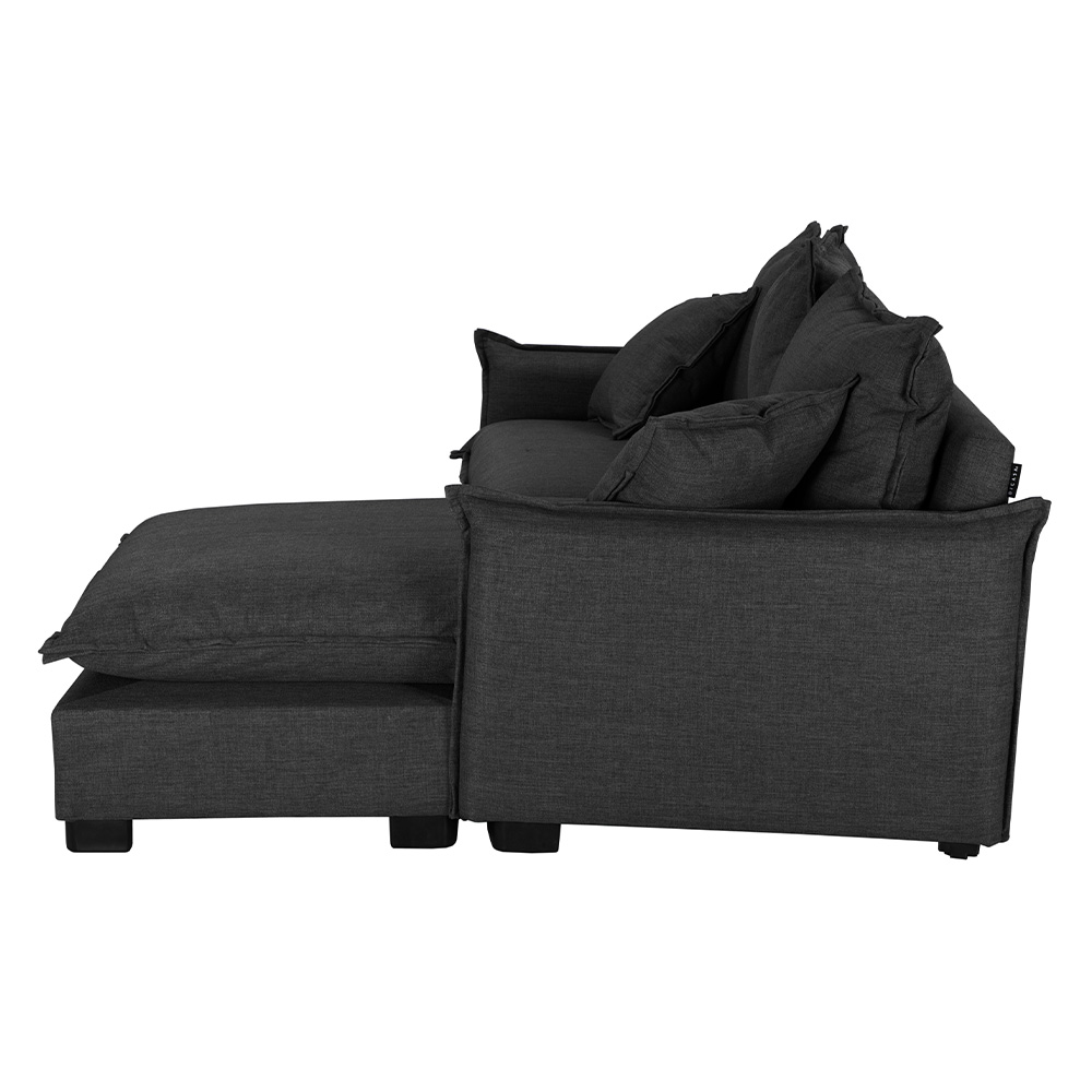 Foto 7 | Sofa-chaise Negro