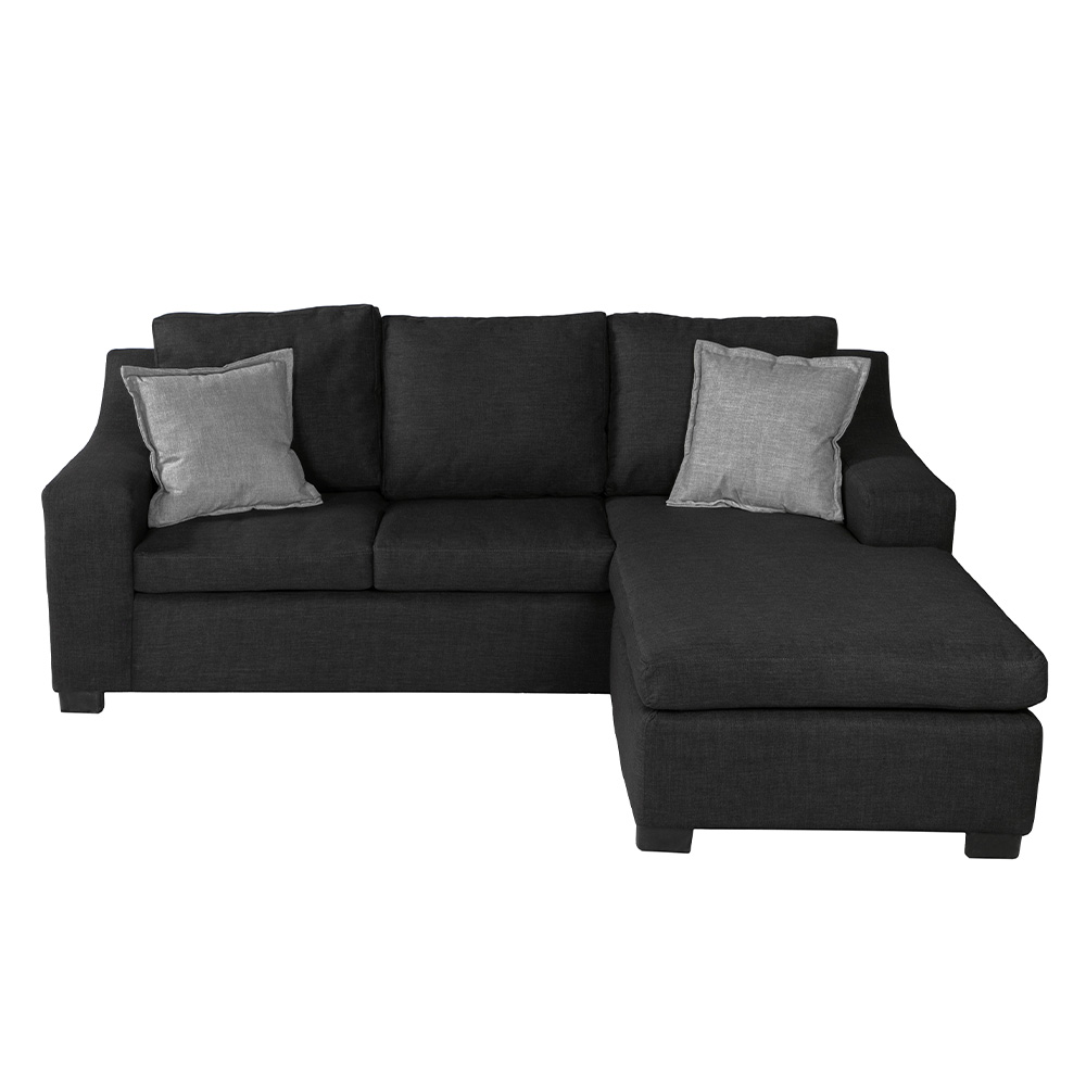 Sofa-chaise Negro