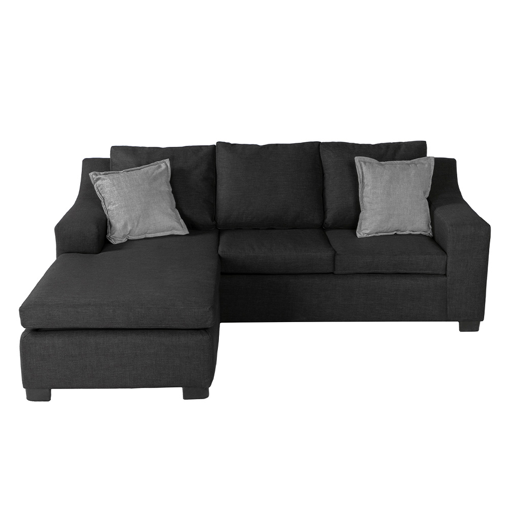 Foto 2 | Sofa-chaise Negro