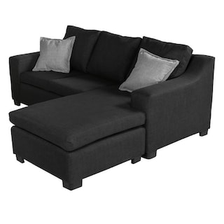 Foto 7 | Sofa-chaise Negro
