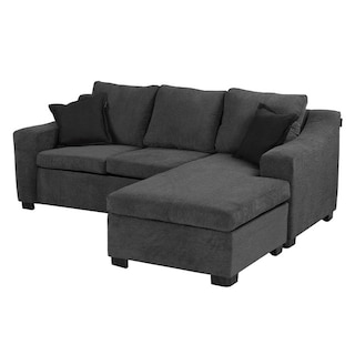 Foto 2 | Sofa-chaise Gris Oscuro