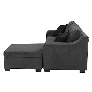 Foto 3 | Sofa-chaise Gris Oscuro
