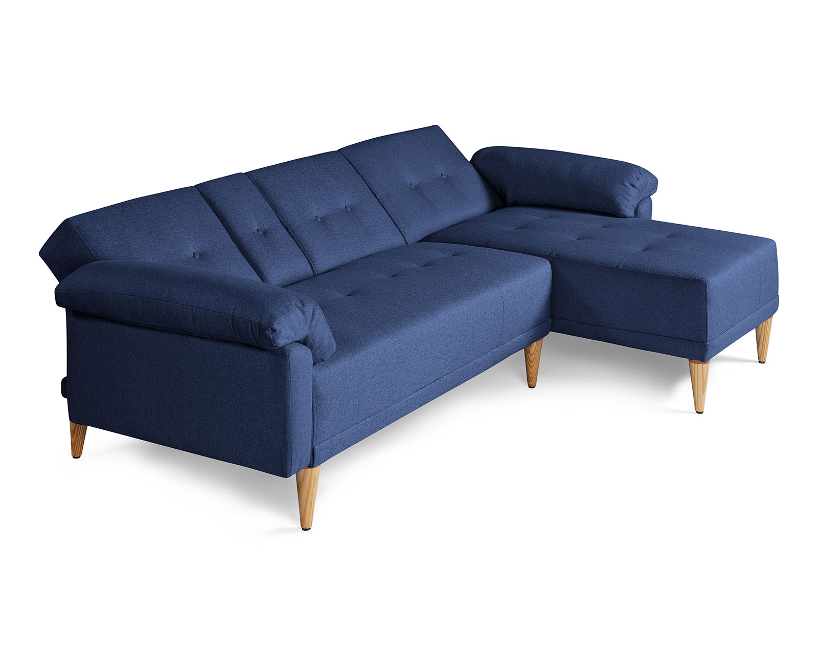 Foto 3 | Sala Modular Reversible De Lino Azul Modelo Dassia