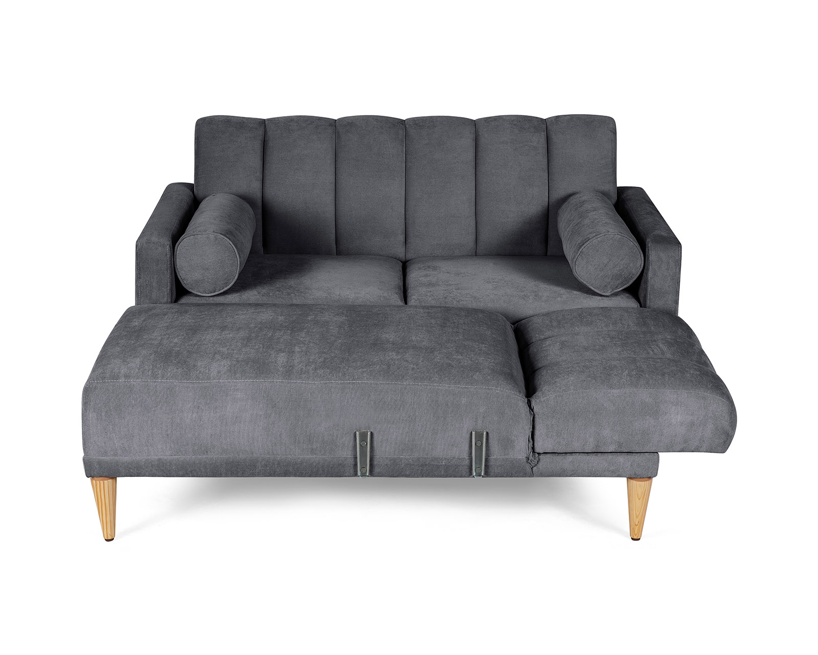 Foto 4 | Sala Modular Reversible De Velvet Gris Oxford Modelo Xander