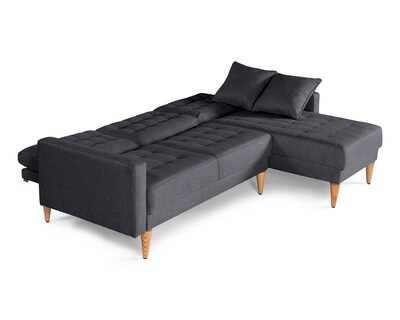 Foto 5 | Sala Modular Reversible De Lino Gris Oxford Modelo Donato
