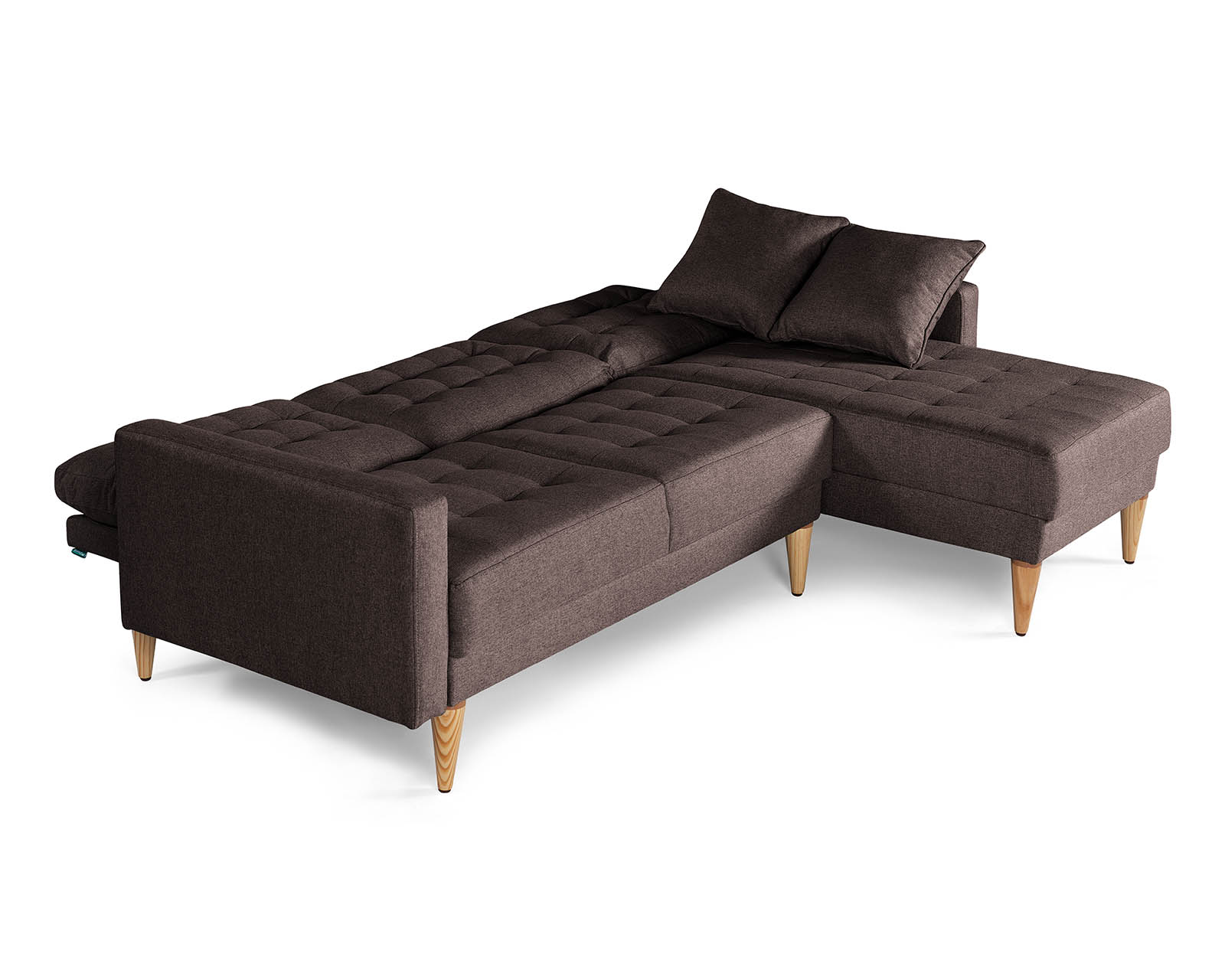Foto 5 | Sala Modular Reversible De Lino Chocolate Modelo Donato