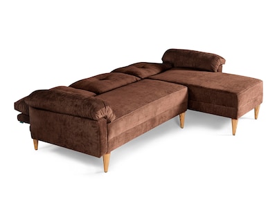 Foto 5 | Sala Modular Reversible De Velvet Chocolate Modelo Sergey