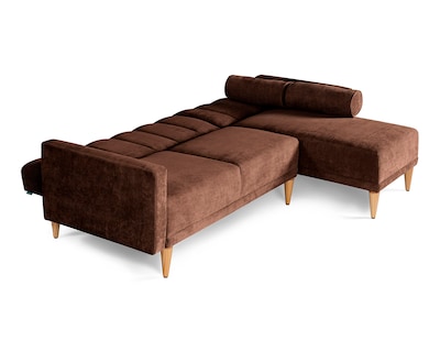 Foto 5 | Sala Modular Reversible De Velvet Chocolate Modelo Xander