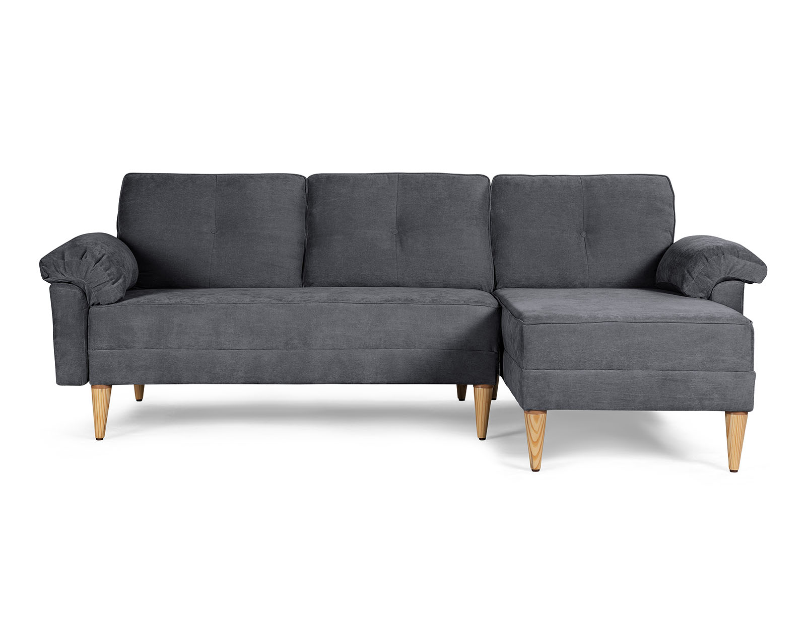 Foto 2 | Sala Modular Reversible De Velvet Gris Oxford Modelo Sergey