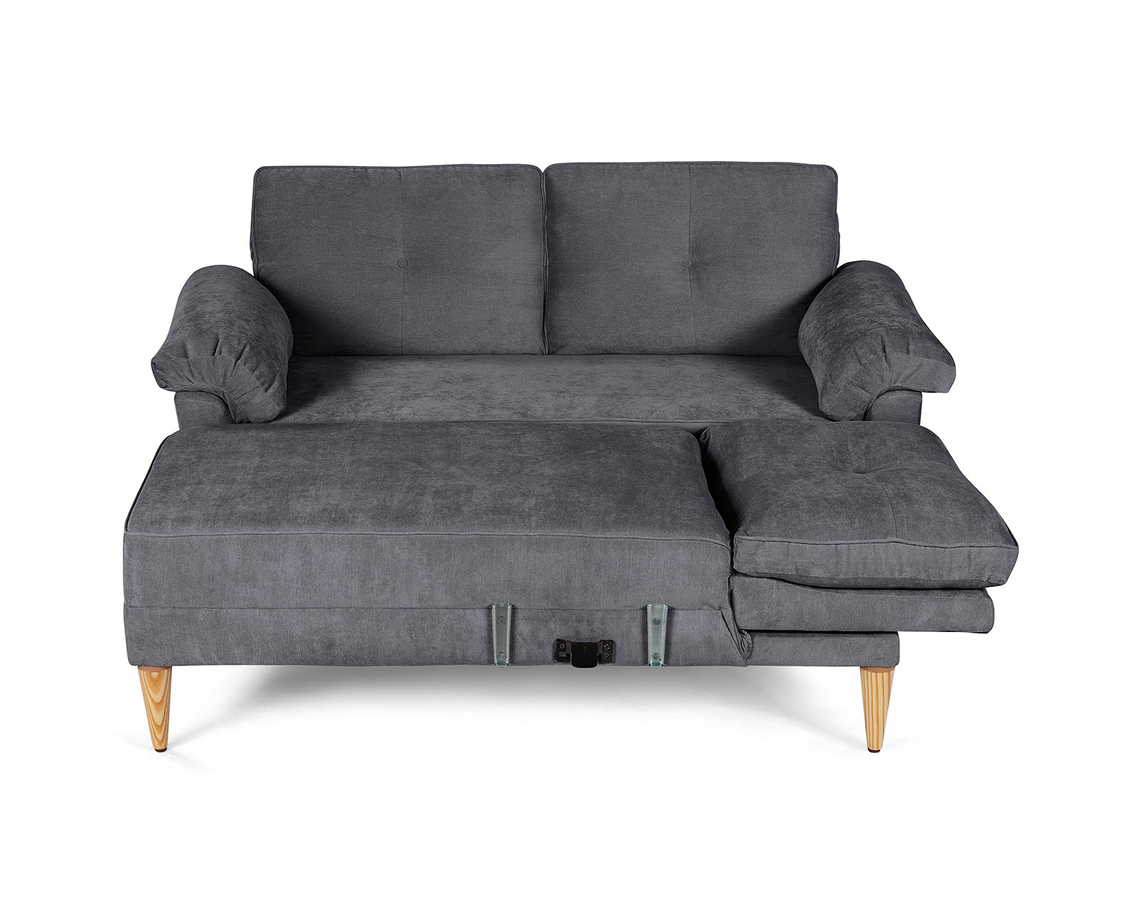 Foto 4 | Sala Modular Reversible De Velvet Gris Oxford Modelo Sergey