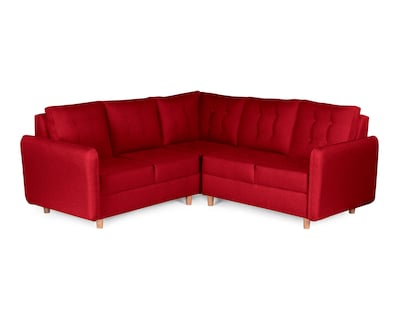 Foto 2 | Sala Esquinera De Lino Rojo Modelo Astori Makora