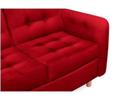 Foto 4 | Sala Esquinera De Lino Rojo Modelo Astori Makora