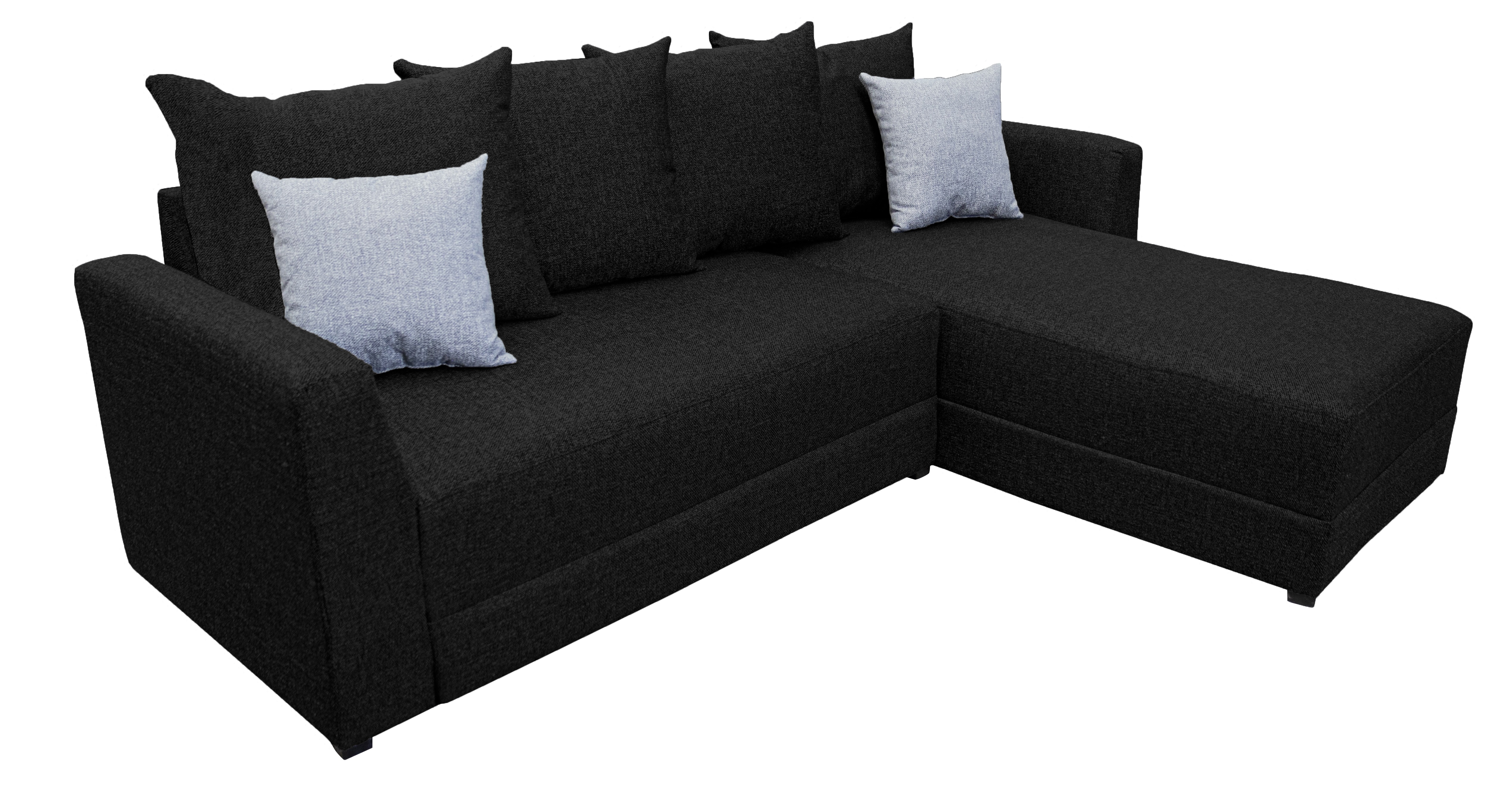 Foto 4 pulgar | Sala Esquinera Modular El Bazar Store Samso Negro 240 X 180 Cm, Tela Lino Nacional
