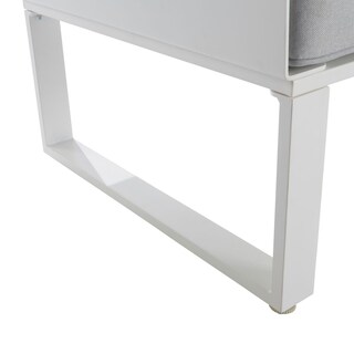 Foto 2 | Naterial Set De Sala Muebles De Jardín: Sofá Esquinero + 2 Taburetes + Mesa De Aluminio Para Exterior, Modelo Ody