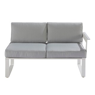 Foto 4 | Naterial Set De Sala Muebles De Jardín: Sofá Esquinero + 2 Taburetes + Mesa De Aluminio Para Exterior, Modelo Ody