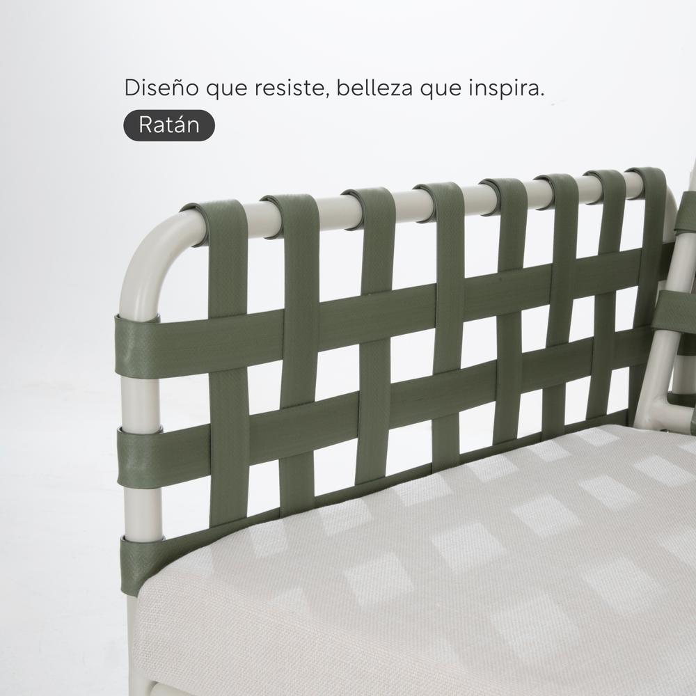 Foto 7 | Juego De Comedor Sillas Mesa Para Jardín Rattan Sunset 5 Pzs