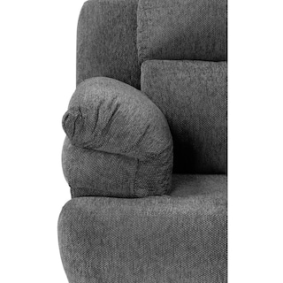 Foto 3 | Sala Trinity Kendra Color Gris Oscuro 3 Piezas ( Sofá, Love Seat Y Sillón)