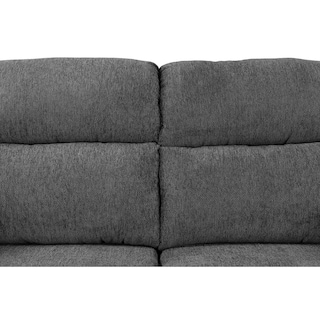 Foto 4 | Sala Trinity Kendra Color Gris Oscuro 3 Piezas ( Sofá, Love Seat Y Sillón)