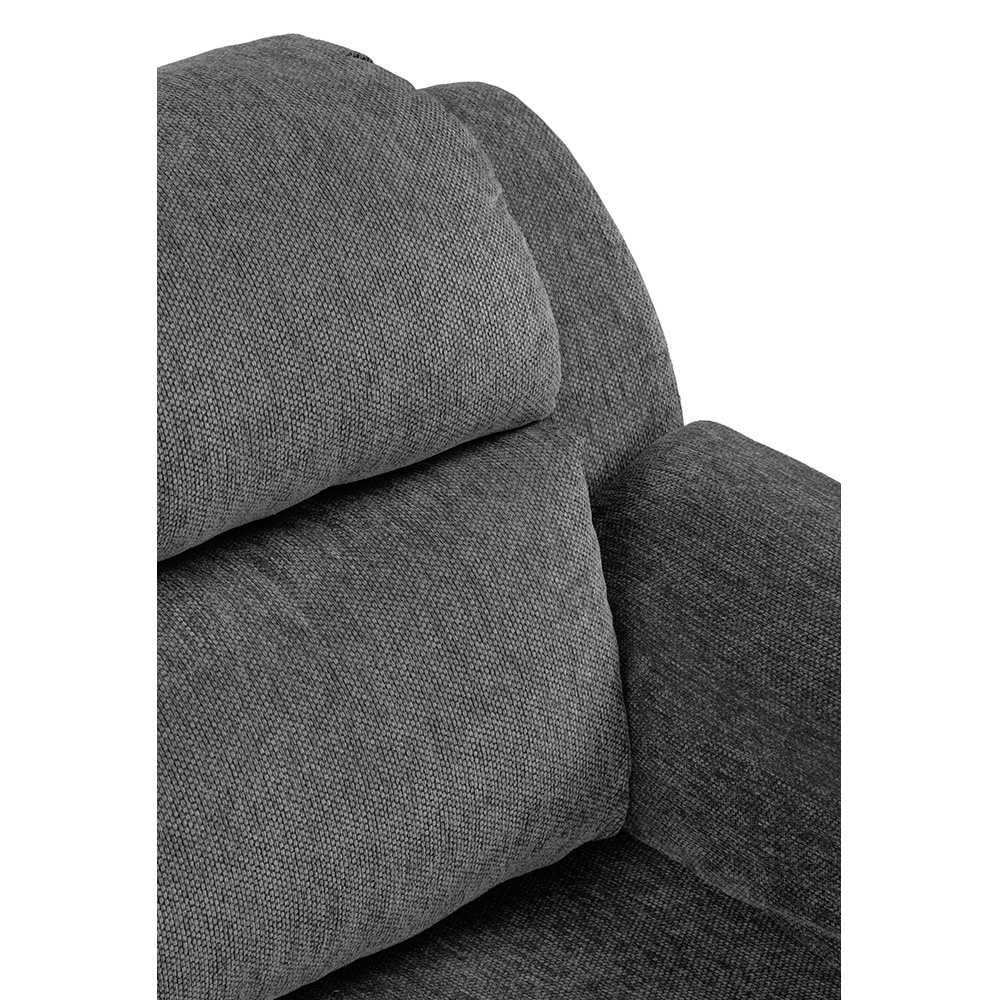 Foto 6 pulgar | Sala Trinity Kendra Color Gris Oscuro 3 Piezas ( Sofá, Love Seat Y Sillón)