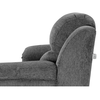 Foto 6 | Sala Trinity Kendra Color Gris Oscuro 3 Piezas ( Sofá, Love Seat Y Sillón)