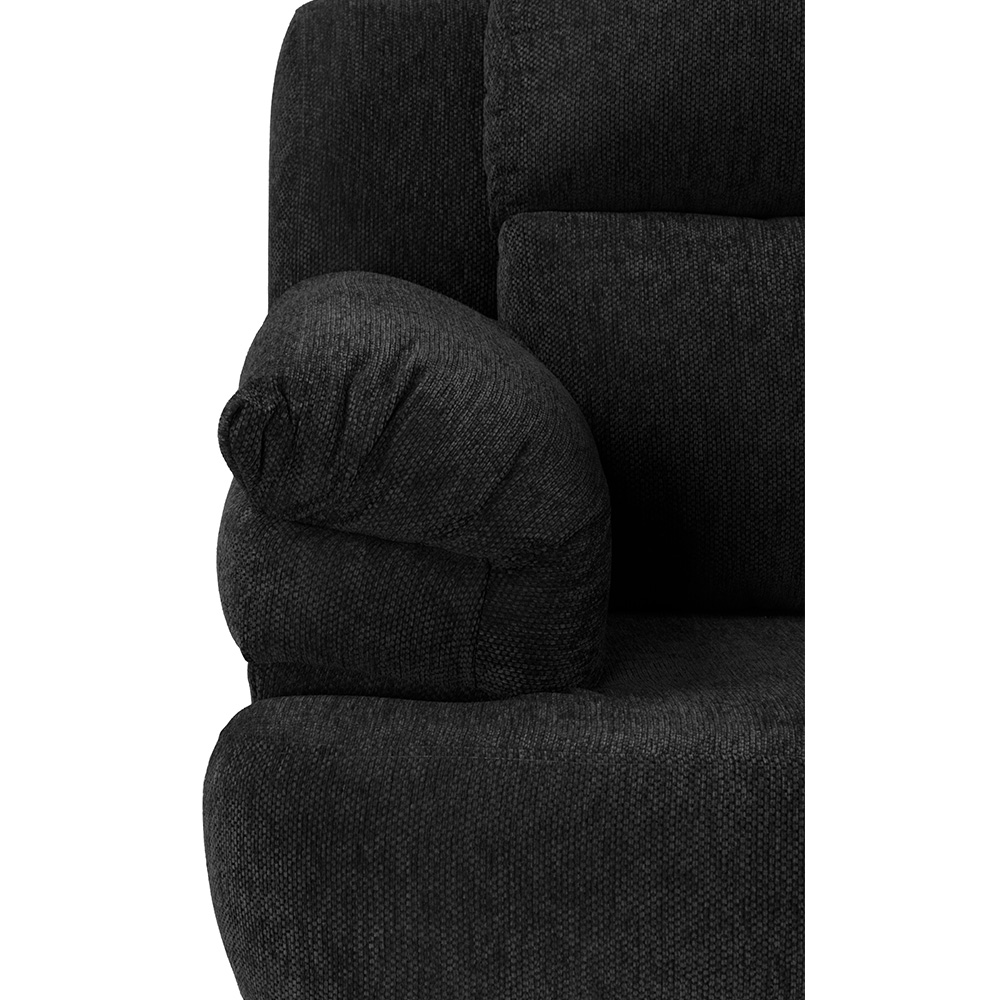 Foto 3 | Sala Trinity Kendra Color Negro 3 Piezas ( Sofá, Love Seat Y Sillón)