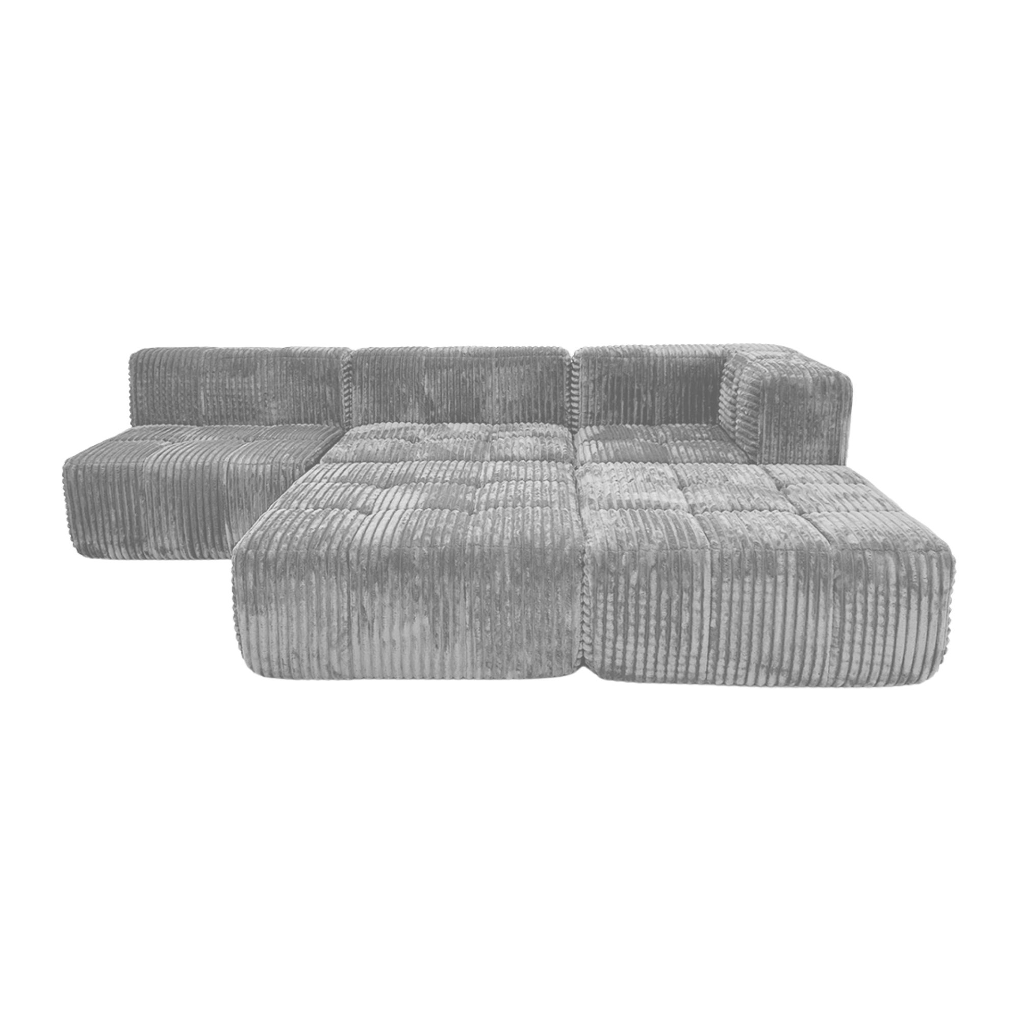 Foto 1 | Ilios Innova | Sofá Esquinero Milan En Felpa, Ajustable Y Confortable