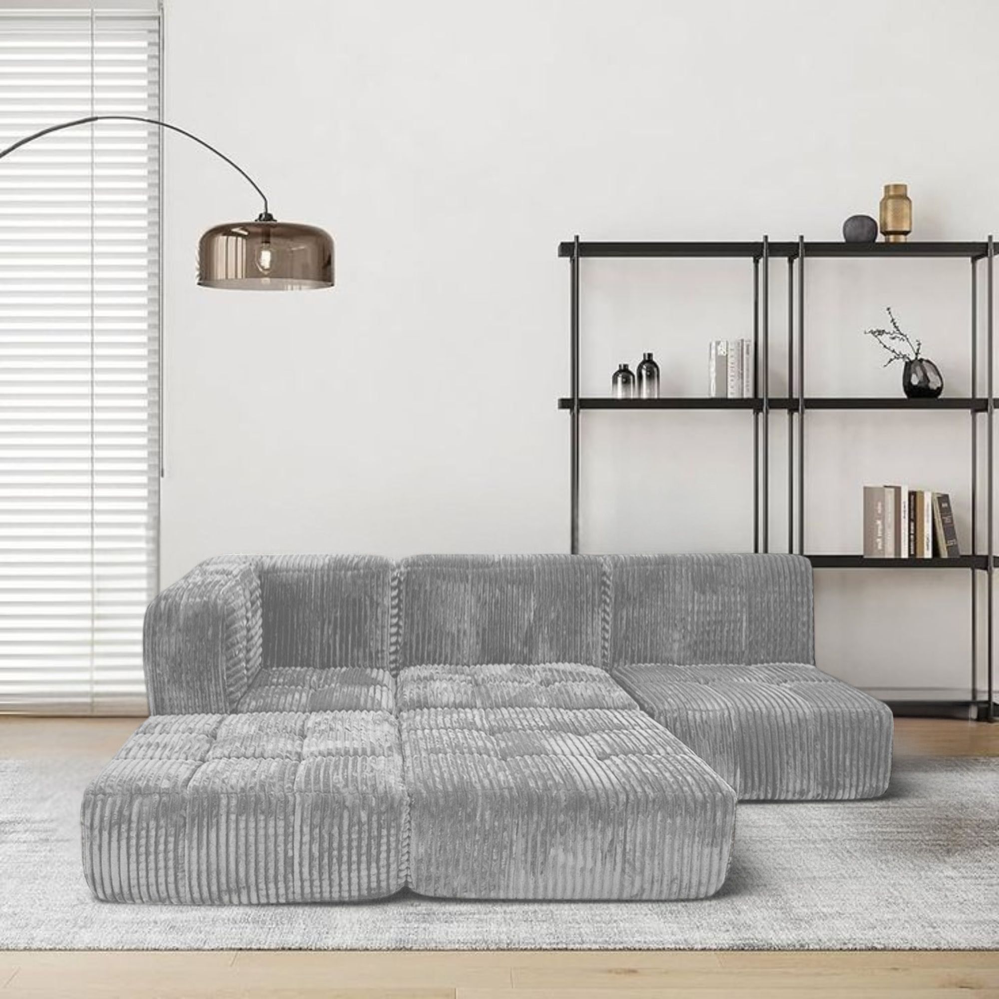 Foto 5 | Ilios Innova | Sofá Esquinero Milan En Felpa, Ajustable Y Confortable