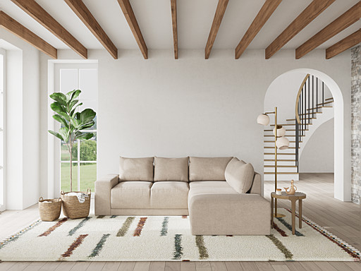 Foto 1 | Bombay Modular Misofa.mx Modular Derecha Beige Sand