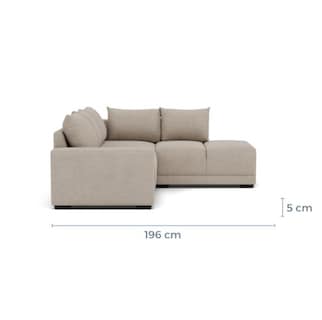 Foto 8 | Bombay Modular Misofa.mx Modular Derecha Beige Sand